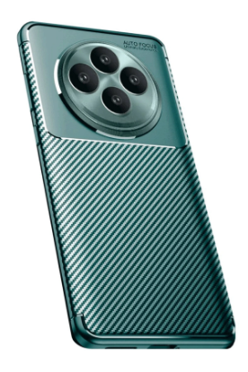 Newface Oppo Reno 11 FS Kılıf Auto Focus Karbon Kapak - Koyu Yeşil resmi