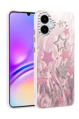 Newface Samsung Galaxy A06 Kılıf Blade Aynalı Desenli Kapak - Desen 7 resmi