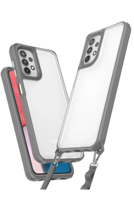 Newface Samsung Galaxy A32 Kılıf Penta Silikon Kılıf - Titan Gri resmi