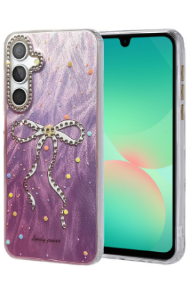 Newface Samsung Galaxy A26 Kılıf Blade Aynalı Desenli Kapak - Desen 1 resmi