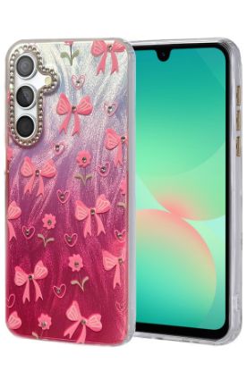 Newface Samsung Galaxy A26 Kılıf Blade Aynalı Desenli Kapak - Desen 3 resmi