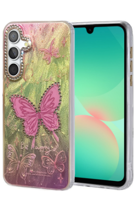 Newface Samsung Galaxy A26 Kılıf Blade Aynalı Desenli Kapak - Desen 5 resmi