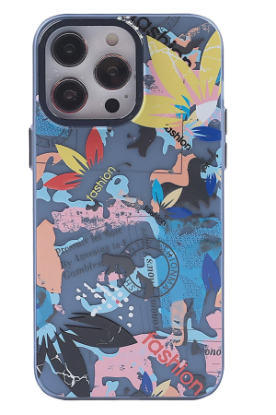 Newface iPhone 13 Pro Kılıf Prada Desenli Kapak - Prada Pembe - 1 resmi