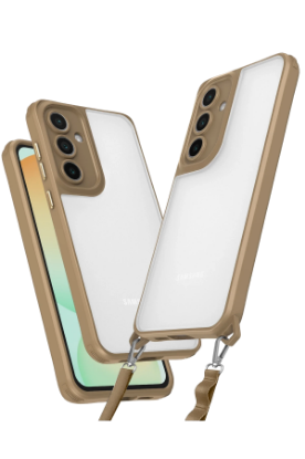 Newface Samsung Galaxy A15 4G Kılıf Penta Silikon Kılıf - Çöl Titanyum resmi