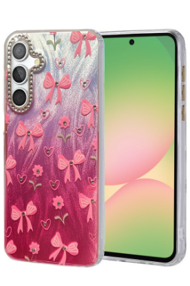 Newface Samsung Galaxy A56 Kılıf Blade Aynalı Desenli Kapak - Desen 3 resmi