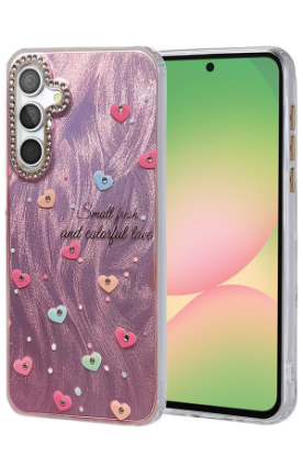 Newface Samsung Galaxy A56 Kılıf Blade Aynalı Desenli Kapak - Desen 8 resmi