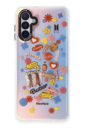 Newface Samsung Galaxy A04S Kılıf Estoril Desenli Kapak - Estoril - 16 resmi