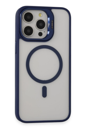 Joko iPhone 14 Pro Max Kılıf Roblox Lens Magsafe Standlı Kapak - Lacivert resmi