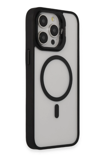 Joko iPhone 15 Pro Max Kılıf Roblox Lens Magsafe Standlı Kapak - Siyah resmi