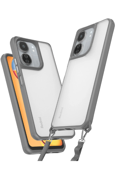 Newface Xiaomi Redmi 13C Kılıf Penta Silikon Kılıf - Titan Gri resmi