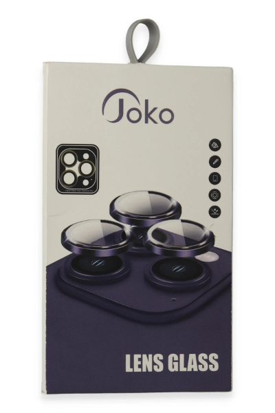 Joko iPhone 15 Pro Max PVD Metal Kamera Lens - Gri resmi