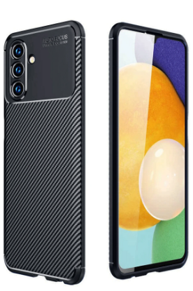 Newface Samsung Galaxy A56 Kılıf Auto Focus Karbon Kapak - Siyah resmi