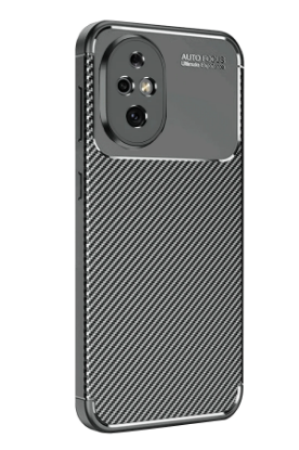 Newface Honor 200 Kılıf Auto Focus Karbon Kapak - Siyah resmi