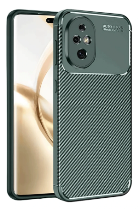 Newface Honor 200 Kılıf Auto Focus Karbon Kapak - Koyu Yeşil resmi
