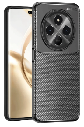 Newface Tecno Spark 30C Kılıf Auto Focus Karbon Kapak - Siyah resmi