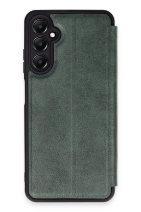 Newface Samsung Galaxy A05S Kılıf Flip Cover - Koyu Yeşil resmi