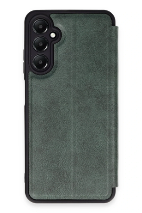 Newface Samsung Galaxy A55 5G Kılıf Flip Cover - Koyu Yeşil resmi