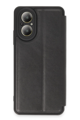 Newface Realme 12 Lite Kılıf Flip Cover - Siyah resmi