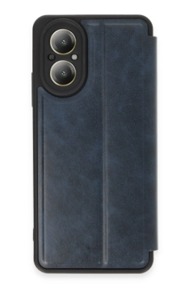 Newface Realme 12 Lite Kılıf Flip Cover - Lacivert resmi