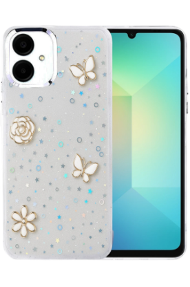 Newface Samsung Galaxy A06 Fiyonk Desenli Kapak - Desen 10 resmi