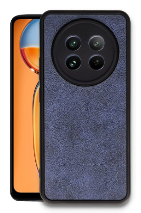 Newface Realme 12 5G Kılıf Aras Deri Kapak - Lacivert resmi