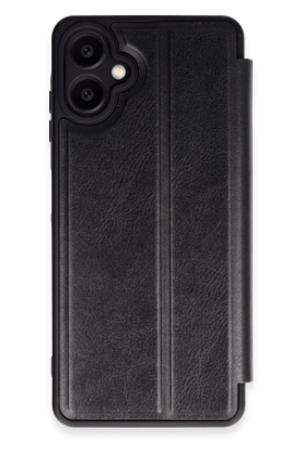 Newface Samsung Galaxy A06 Kılıf Flip Cover - Siyah resmi