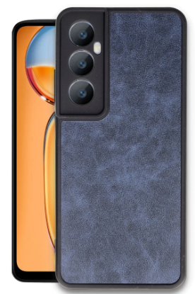 Newface Realme C65 Kılıf Aras Deri Kapak - Lacivert resmi