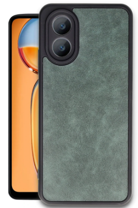 Newface Oppo A38 Kılıf Aras Deri Kapak - Koyu Yeşil resmi