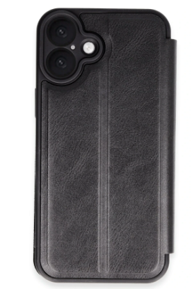 Newface iPhone 16 Kılıf Flip Cover - Siyah resmi