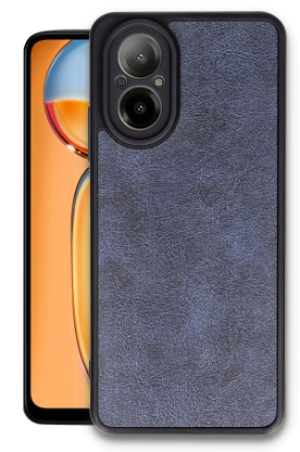 Newface Realme 12 Lite Kılıf Aras Deri Kapak - Lacivert resmi