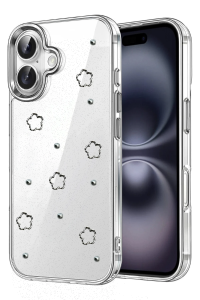 Newface Apple iPhone 16 Plus Fiyonk Desenli Kapak - Desen 8 resmi