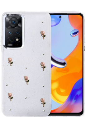 Newface Xiaomi Redmi Note 11 Pro Fiyonk Desenli Kapak - Desen 6 resmi