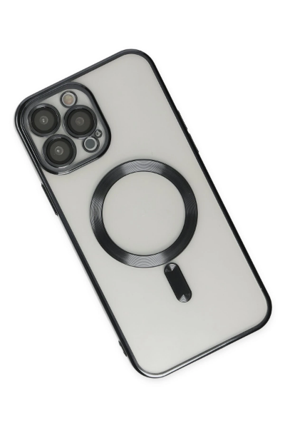 Newface iPhone 14 Pro Kılıf Kross Magneticsafe Kapak - Siyah resmi