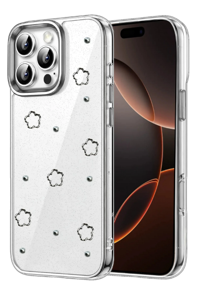 Newface Apple iPhone 16 Pro Fiyonk Desenli Kapak - Desen 8 resmi