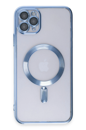 Newface iPhone 11 Pro Max Kılıf Kross Magneticsafe Kapak - Sierra Blue resmi