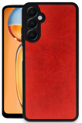 Newface Samsung Galaxy A36 Kılıf Aras Deri Kapak - Kırmızı resmi