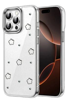 Newface Apple iPhone 14 Pro Max Fiyonk Desenli Kapak - Desen 8 resmi