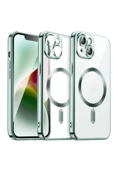 Newface iPhone 13 Kılıf Kross Magneticsafe Kapak - Koyu Yeşil resmi