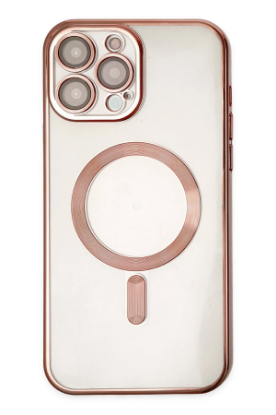 Newface iPhone 13 Pro Kılıf Kross Magneticsafe Kapak - Rose resmi