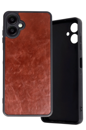 Newface Samsung Galaxy A06 Kılıf Aras Deri Kapak - Bordo resmi