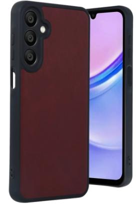 Newface Samsung Galaxy A16 5G Kılıf Aras Deri Kapak - Bordo resmi