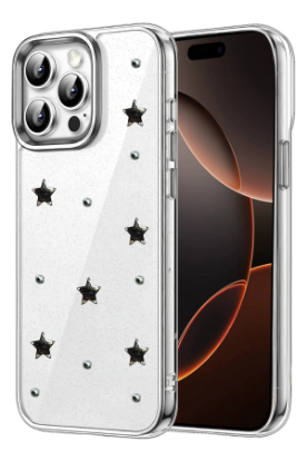 Newface Apple iPhone 15 Pro Fiyonk Desenli Kapak - Desen 4 resmi