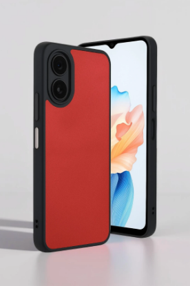 Newface Oppo A38 Kılıf Aras Deri Kapak - Pudra resmi