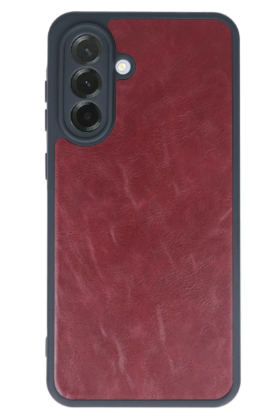 Newface Samsung Galaxy A35 5G Kılıf Aras Deri Kapak - Bordo resmi