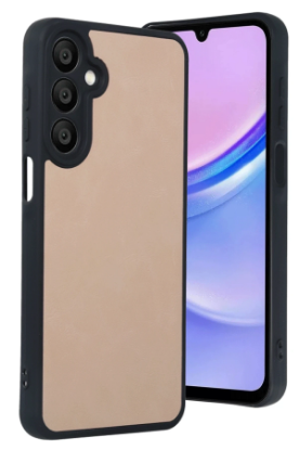Newface Samsung Galaxy A55 5G Kılıf Aras Deri Kapak - Pudra resmi