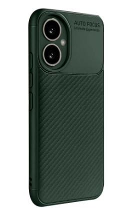 Newface Honor 400 Kılıf Auto Focus Karbon Kapak - Koyu Yeşil resmi