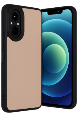 Newface Realme 12 Lite Kılıf Aras Deri Kapak - Pudra resmi