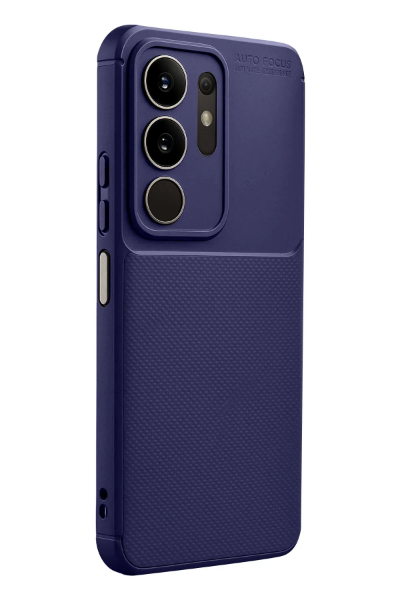 Newface Vivo Y29 4G Auto Focus Karbon Kapak - Lacivert resmi