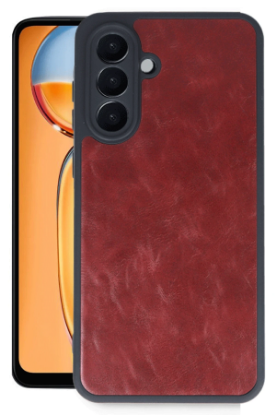 Newface Samsung Galaxy A36 Kılıf Aras Deri Kapak - Bordo resmi