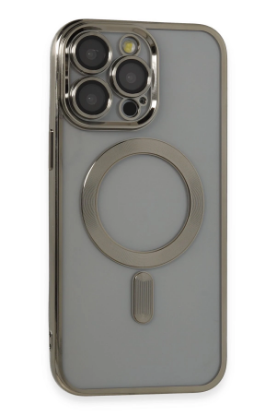 Newface iPhone 14 Pro Kılıf Kross Magneticsafe Kapak - Titan Gri resmi